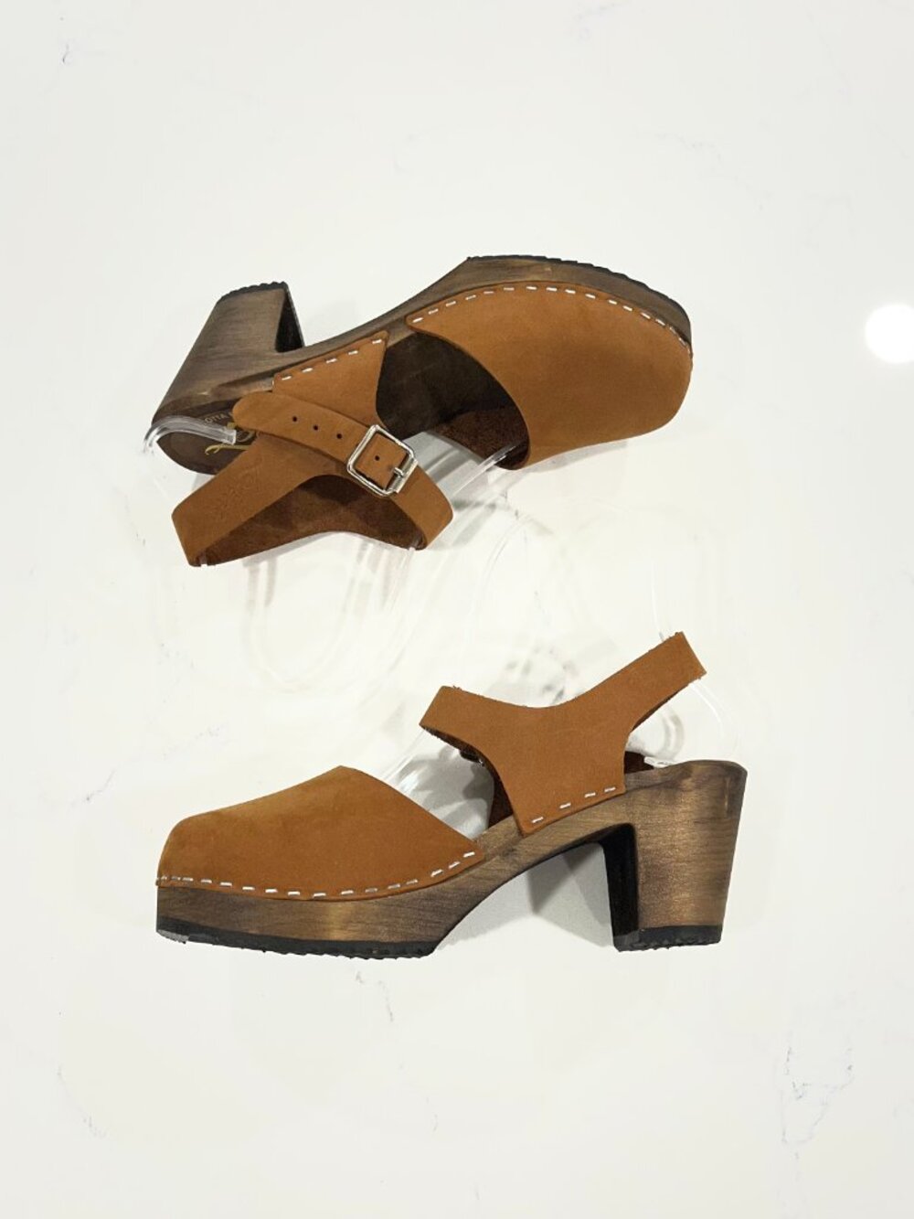 Lotta From Stockholm Highwood Clog Sandals with High Heel Size 38 / 7 - Picture 7 of 8